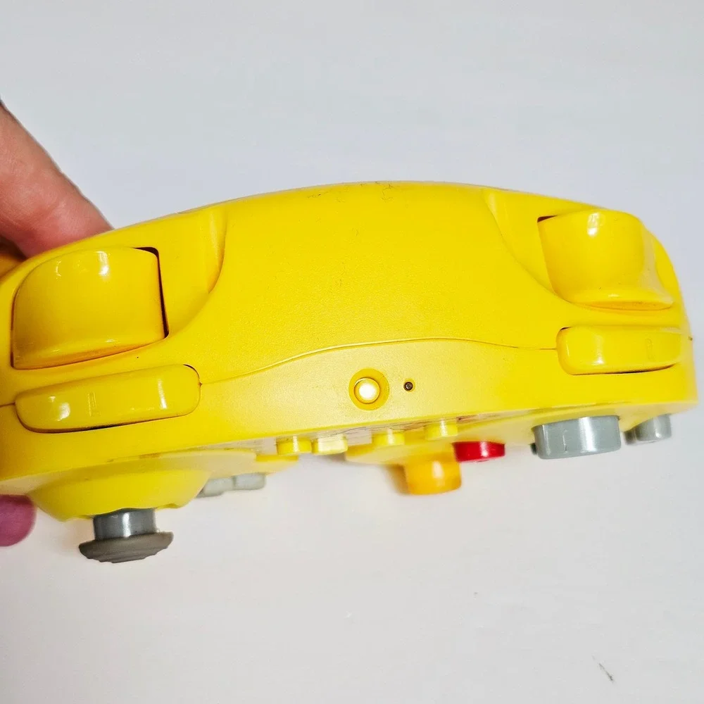 Nintendo Switch Wireless GameCube Style Pikachu Controller Yellow Pokemon PowerA